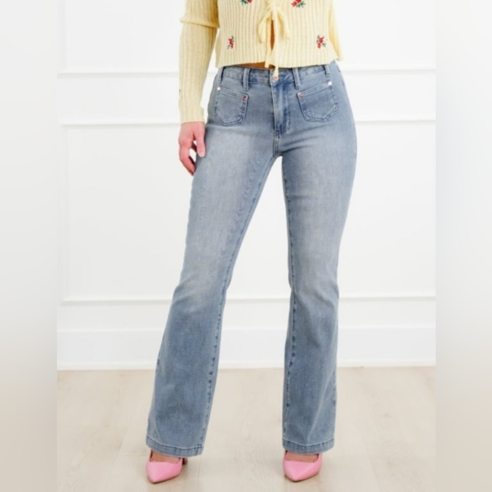 Judy Blue Light Blue Flare Jeans